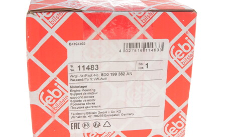 Фото 3 - Подушка двигуна FEBI BILSTEIN 11483