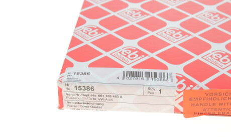 Фото 3 - Прокладка клапанної кришки FEBI BILSTEIN 15386