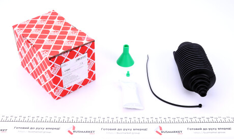 Чохол захисний Лів/Прав (довжина205мм 11/18/26/38/45/48мм/29мм, мастило+смуги) MERCEDES 123 (C123), 123 T-MODEL (S123), 123 (W123), 124 (A124), 124 (C124), 124 T-MODEL (S124) 0.8-Electric 07.53- - FEBI BILSTEIN 17080