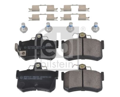 Комплект гальмівних колодок задн, MG MGF, MGR V8, TF ROVER 800 1.6-3.9 10.86-12.09 - ((GBP90323, SFP10012, SFP000360)) FEBI BILSTEIN 170904