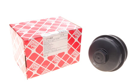 Кришка фільтра масляного BMW 3 (E36/E46)/5 (E39/E60)/X3 (E83/E53) 90-09 - ((11421744000)) FEBI BILSTEIN 171462