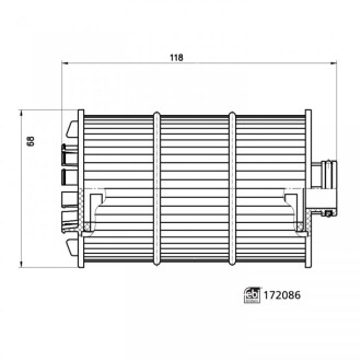 Febi vw фильтр маслянный audi a6/a7/a8 4,0 12- - (079115561J, 079198405D) FEBI BILSTEIN 172086