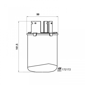 Фото 2 - Паливний фільтр FEBI BILSTEIN 172172