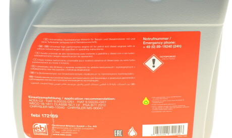 Фото 2 - Моторна олива FEBI BILSTEIN 172189