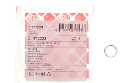 Фото 2 - Прокладка КПП FEBI BILSTEIN 172223