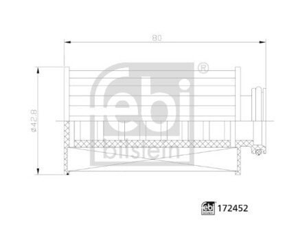 Фільтр ad blue - FEBI BILSTEIN 172452