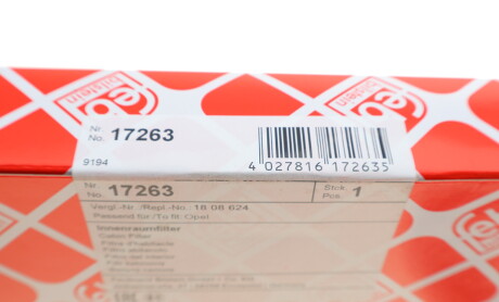 Фото 6 - Фільтр салону FEBI BILSTEIN 17263