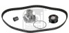 FEBI К-т ГРМ (рем.+2шт.ролика+помпа) AUDI 1,9TDI VW 1,9TD/TDI/SDI SEAT 1,9TD/TDI - (028198119C, 028198119CS3) FEBI BILSTEIN 172677 (фото 1)