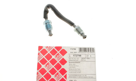 Фото 2 - Гальмівний шланг FEBI BILSTEIN 172798
