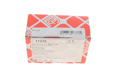 Фото 3 - Сайлентблок рычага FEBI BILSTEIN 17376