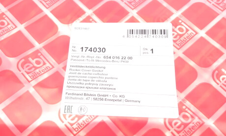 Фото 5 - Прокладка клапанної кришки FEBI BILSTEIN 174030