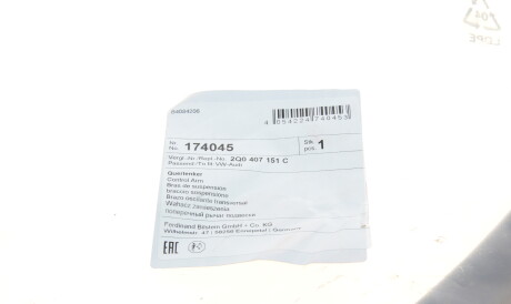 Фото 2 - Ричаг FEBI BILSTEIN 174045