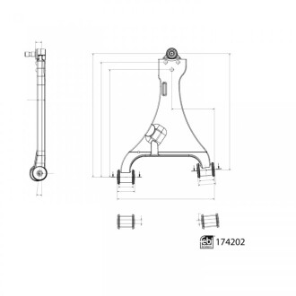 Рычаг подвески - (4806860010) FEBI BILSTEIN 174202