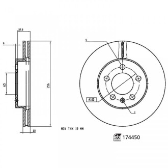 Фото 2 - Автозапчастина FEBI BILSTEIN 174450