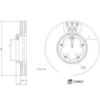 Фото 2 - Автозапчастина FEBI BILSTEIN 174457