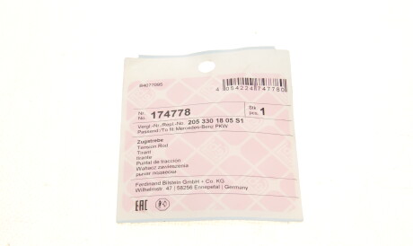 Фото 2 - Ричаг FEBI BILSTEIN 174778