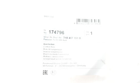 Фото 2 - Ричаг FEBI BILSTEIN 174796