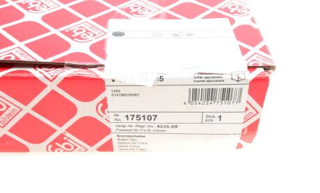 Фото 6 - Гальмівний диск FEBI BILSTEIN 175107