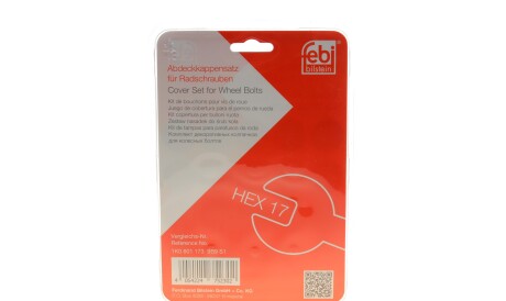 Фото 3 - Болт/гайка кріплення колеса FEBI BILSTEIN 175230