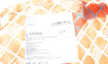 Фото 2 - Патрубок системи охолодження FEBI BILSTEIN 175568