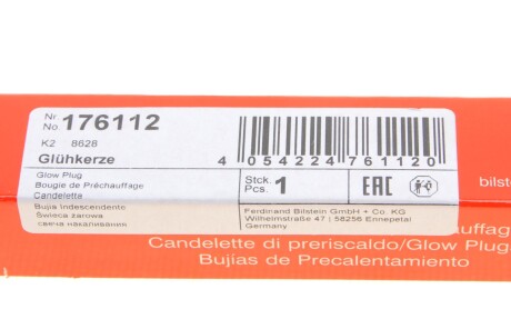 Фото 6 - Свечка накала FEBI BILSTEIN 176112