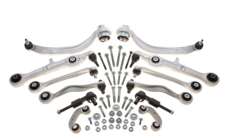 Комплект важелів підвіски (передньої) Audi A4 1.6-4.2 94-08 (з болтами) - FEBI BILSTEIN 176262