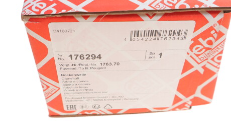 Фото 3 - Распредвал FEBI BILSTEIN 176294