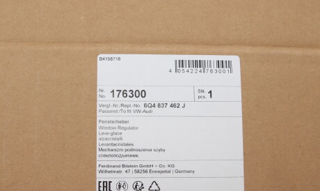 Фото 3 - Стеклоподъемник FEBI BILSTEIN 176300