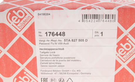 Фото 7 - Автозапчастина FEBI BILSTEIN 176448