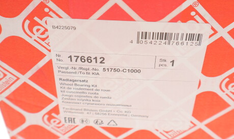 Фото 3 - Подшипник ступицы FEBI BILSTEIN 176612