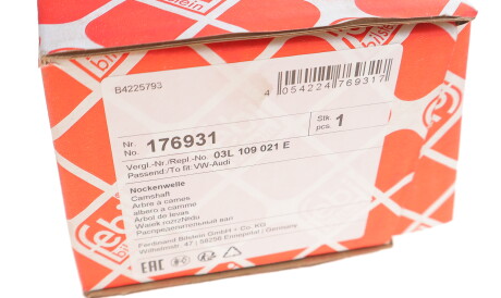 Фото 3 - Распредвал FEBI BILSTEIN 176931