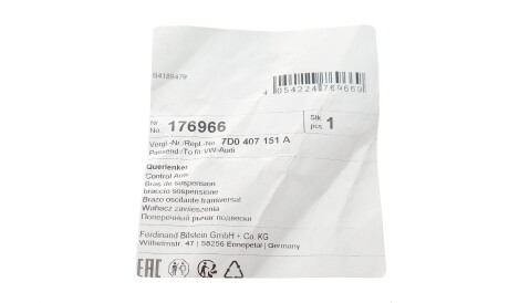 Фото 2 - Рычаг FEBI BILSTEIN 176966