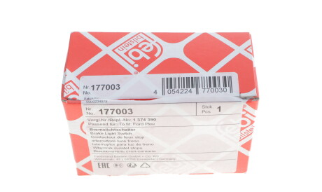 Фото 3 - Датчик стоп сигнала FEBI BILSTEIN 177003