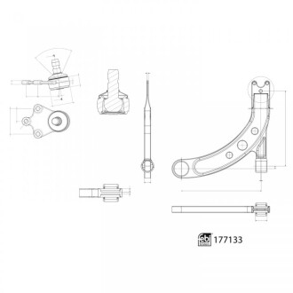 Фото 2 - Автозапчастина FEBI BILSTEIN 177133