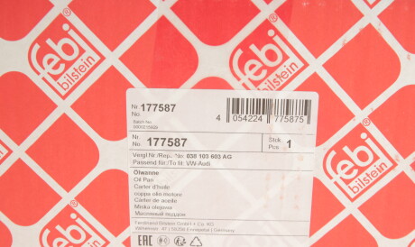 Фото 2 - Піддон FEBI BILSTEIN 177587