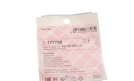 Фото 6 - Ричаг FEBI BILSTEIN 177708