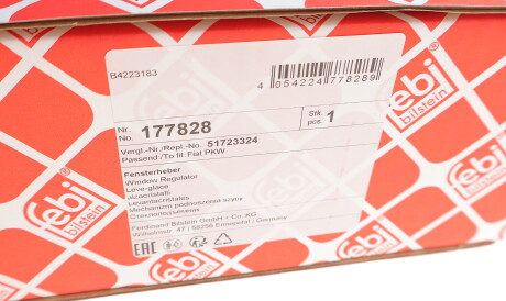 Фото 3 - Стеклоподъемник FEBI BILSTEIN 177828