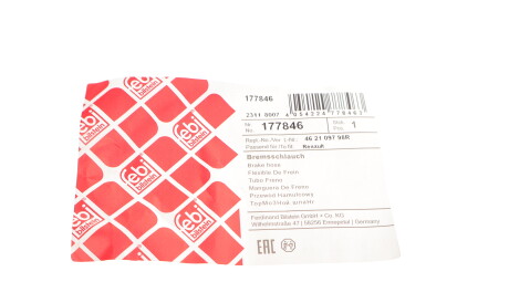 Фото 2 - Тормозной шланг FEBI BILSTEIN 177846