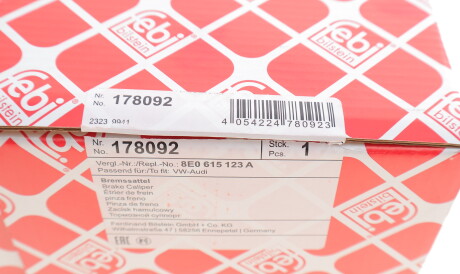 Фото 3 - Гальмівний супорт FEBI BILSTEIN 178092