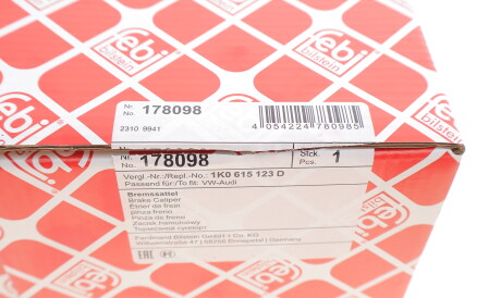 Фото 3 - Тормозной суппорт FEBI BILSTEIN 178098