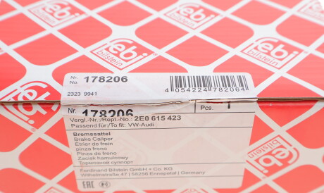 Фото 3 - Гальмівний супорт FEBI BILSTEIN 178206