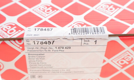 Фото 3 - Тормозной суппорт FEBI BILSTEIN 178457