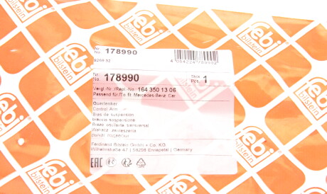 Фото 2 - Рычаг FEBI BILSTEIN 178990