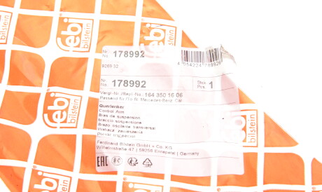 Фото 2 - Ричаг FEBI BILSTEIN 178992