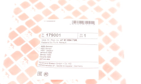 Фото 2 - Гальмівні колодки FEBI BILSTEIN 179001