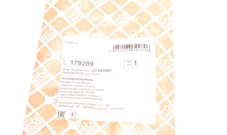 Фото 3 - Прокладка клапанної кришки FEBI BILSTEIN 179289