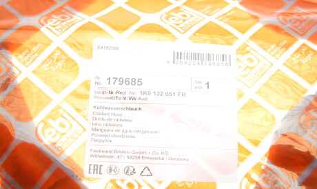 Фото 2 - Патрубок системи охолодження FEBI BILSTEIN 179685