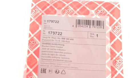 Фото 3 - Прокладка клапанної кришки FEBI BILSTEIN 179722