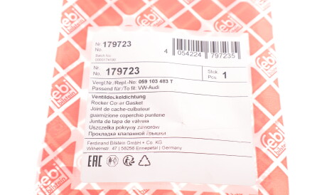 Фото 2 - Прокладка клапанної кришки FEBI BILSTEIN 179723