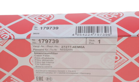 Фото 3 - Фільтр салону FEBI BILSTEIN 179739